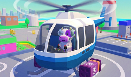 Horns, guns and a helicopter