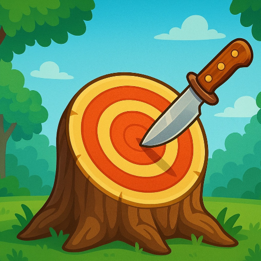 Knife Throwing 2D icon