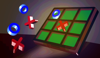 Tic Tac Toe in the bar 3D