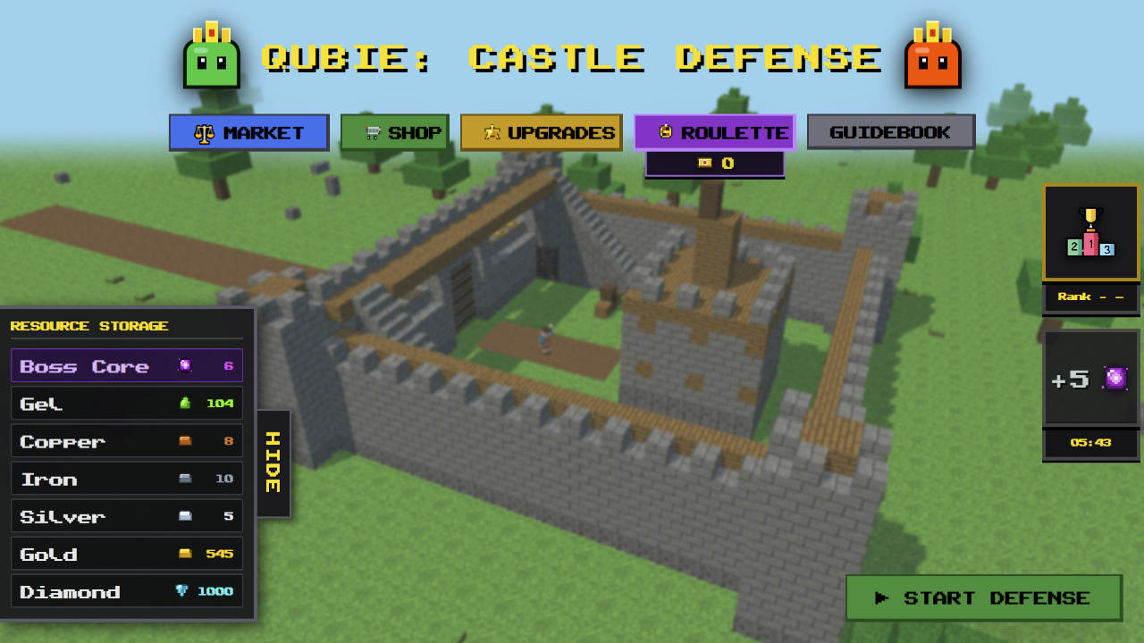 Qubie: Castle Defense screenshot 5
