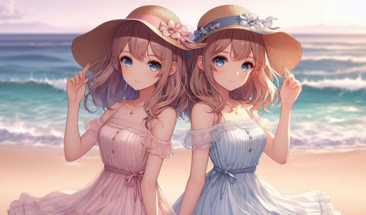 Find the differences. Anime  loading=