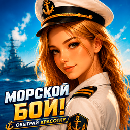 Морской бой! Обыграй красотку
