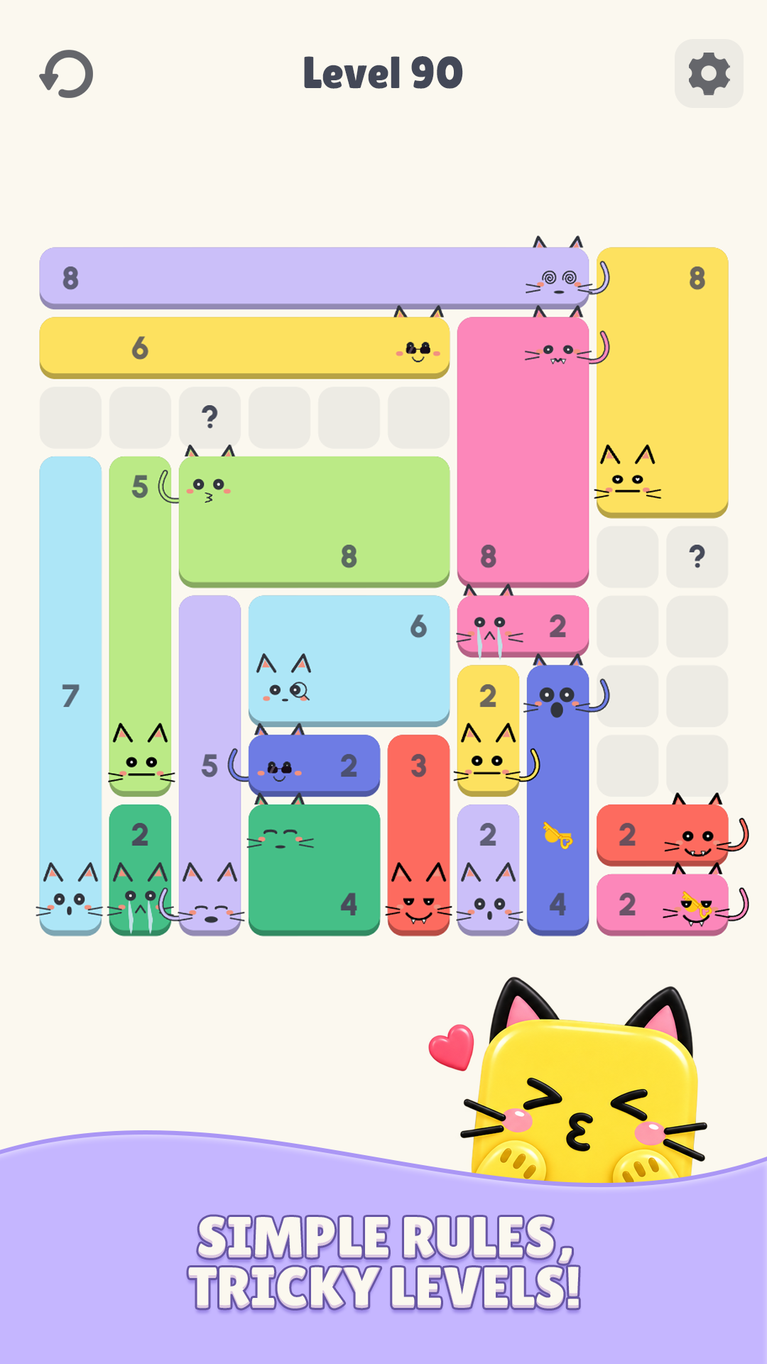 Cat Blocks: Number Logic Puzzle screenshot 5