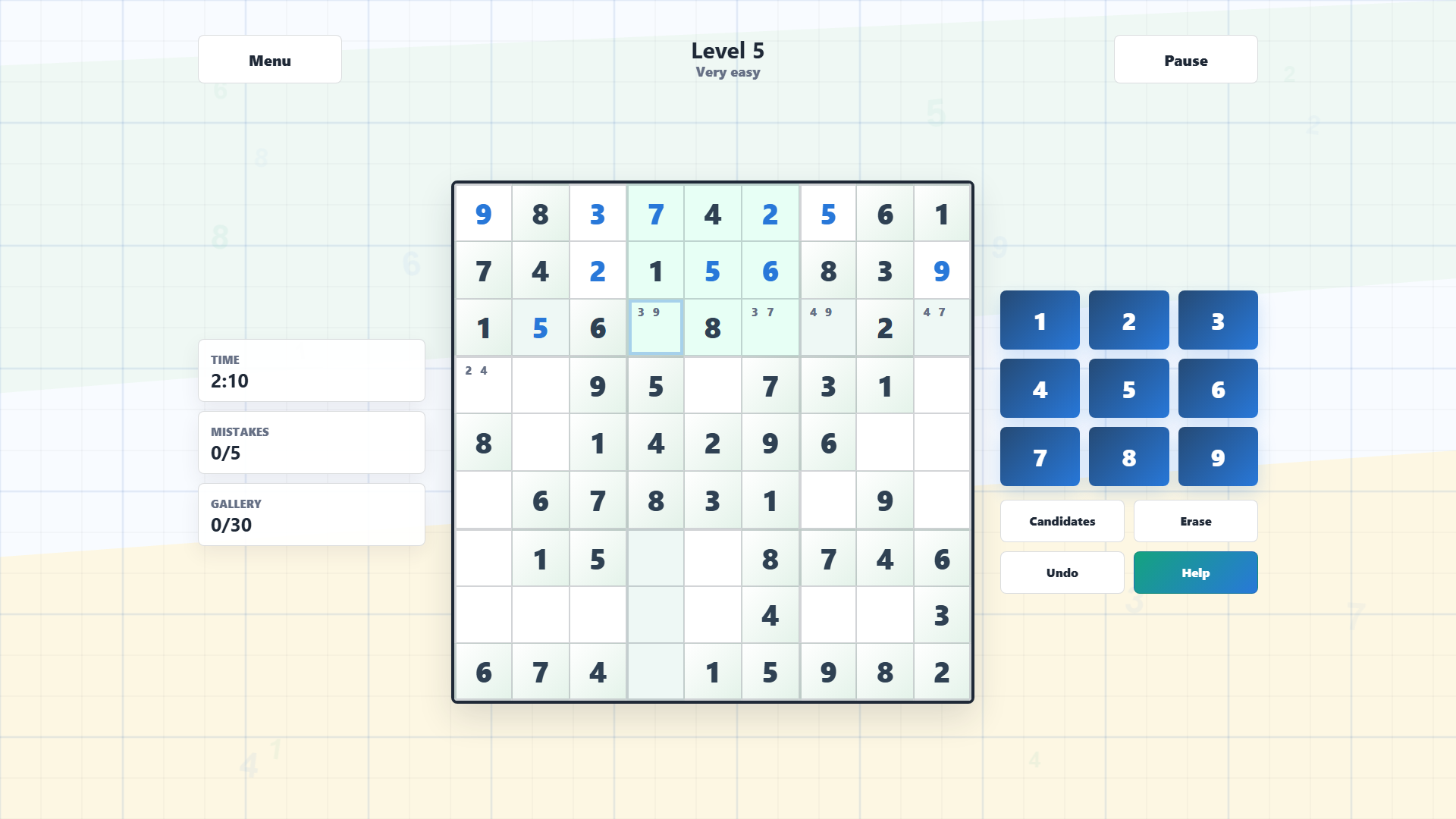 Furry Sudoku — screenshot 1