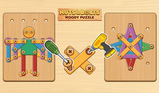 Nuts & Bolts: Woody Puzzle