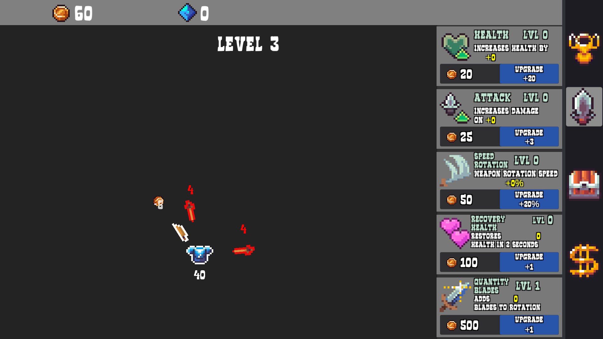 Weapons battle screenshot