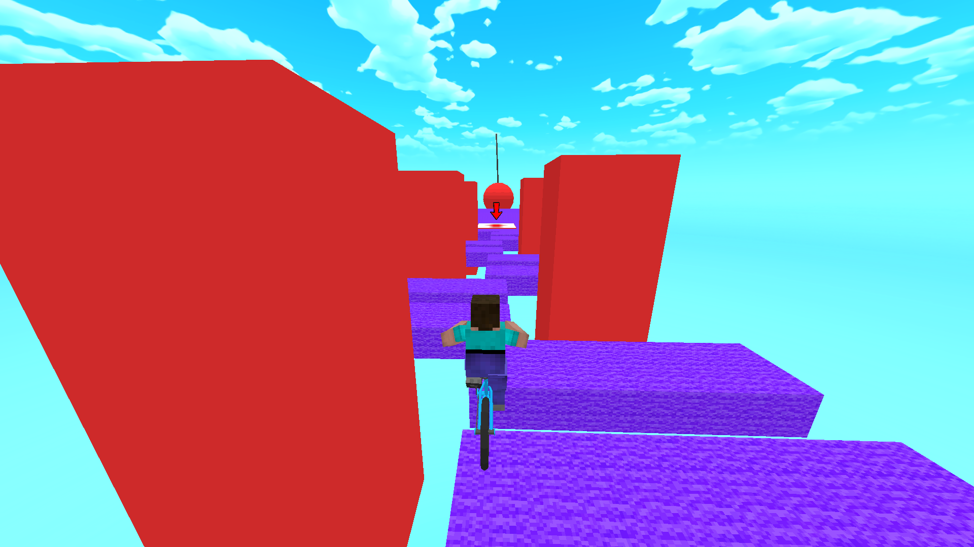 Noob: Obby on a Bike screenshot