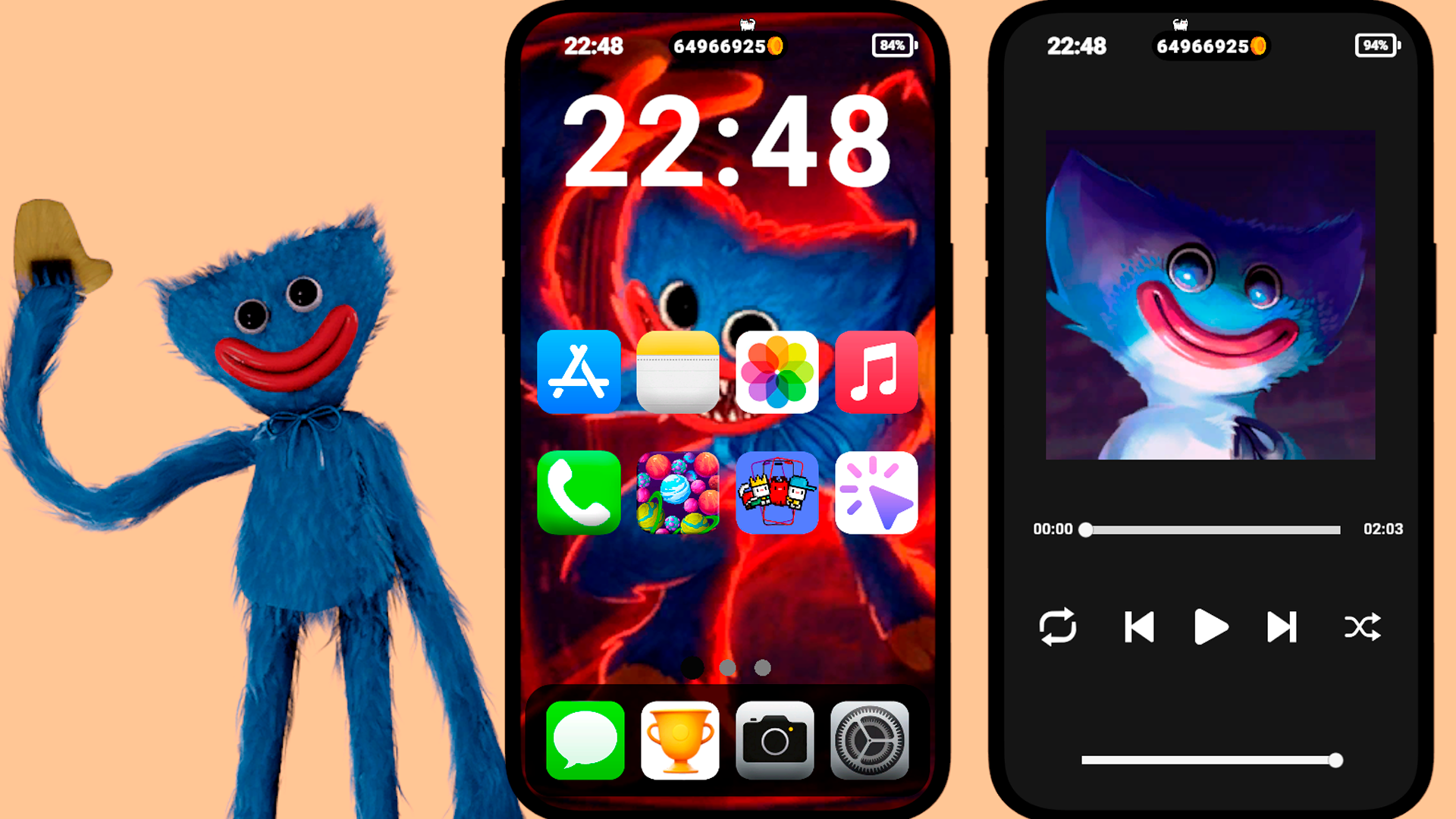 Check Huggy Wuggy phone! screenshot