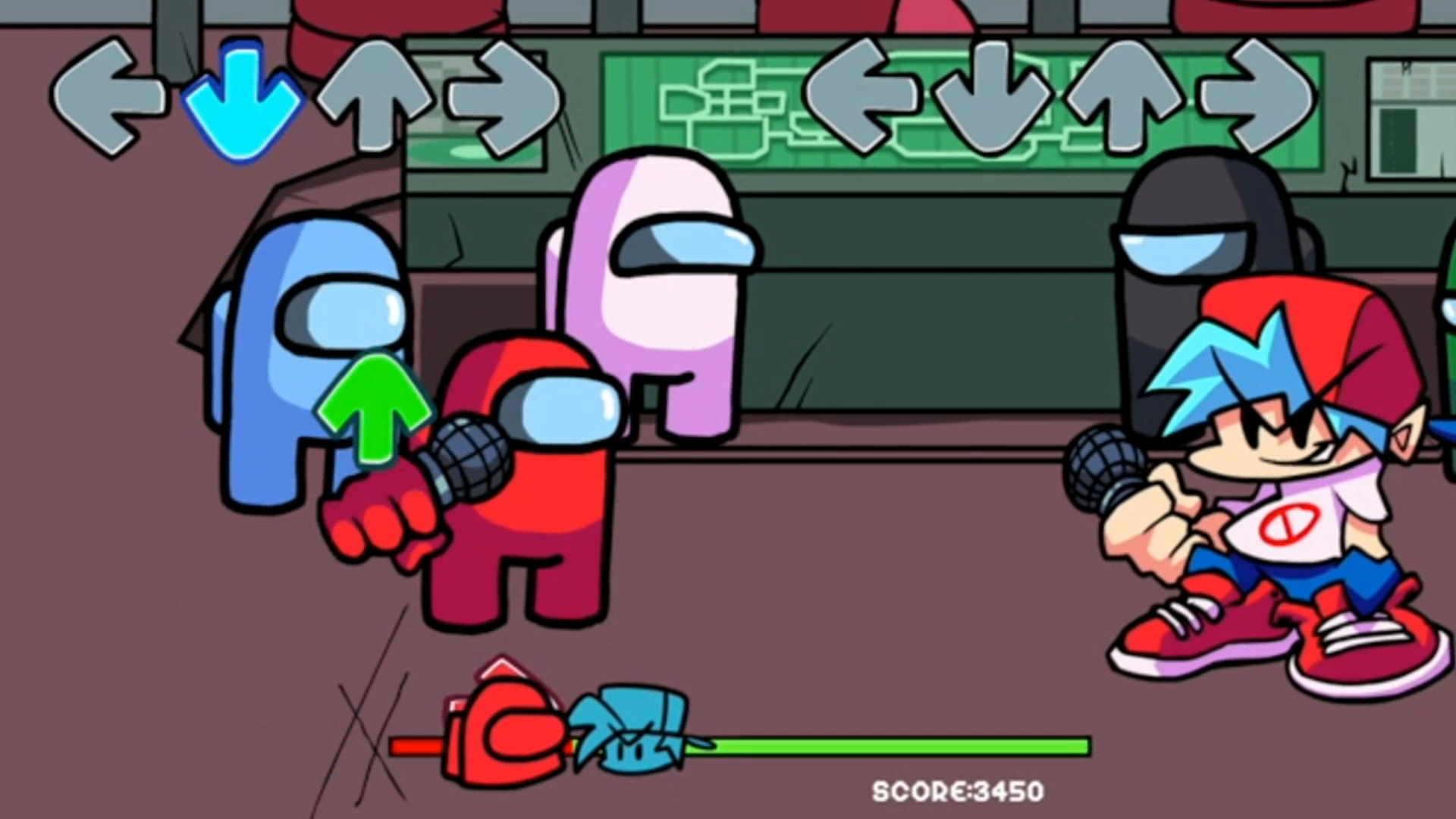 FNF vs AmongUs screenshot