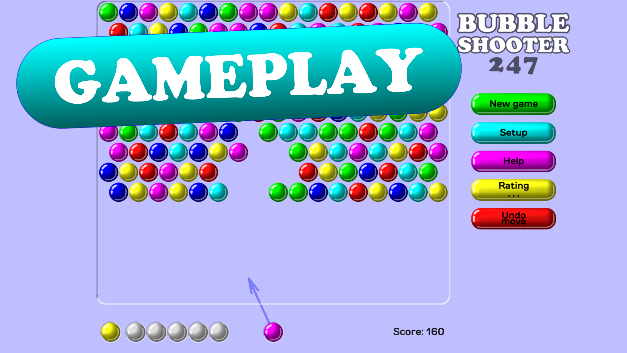Bubble Shooter 247 screenshot