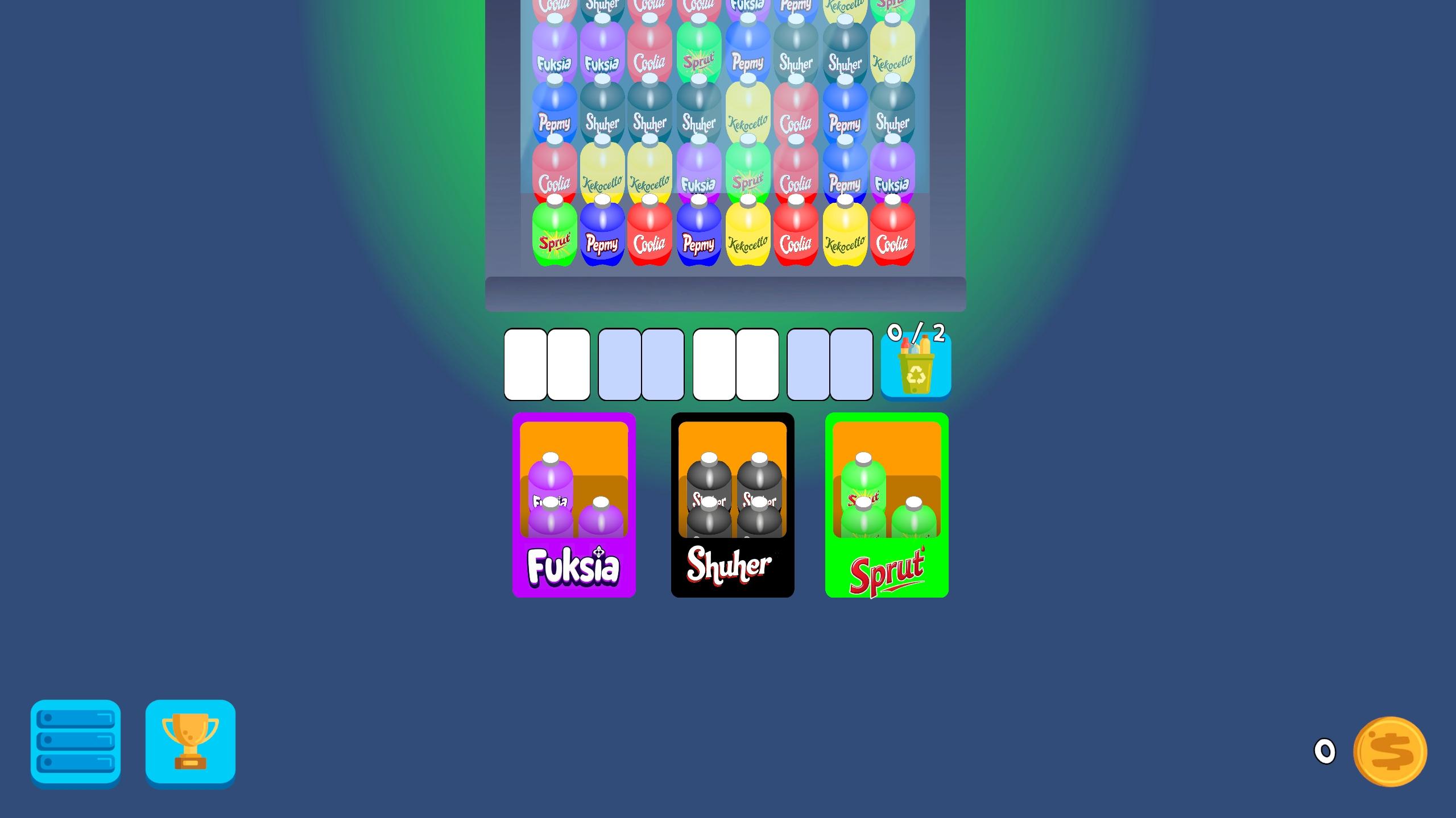 Soda sort screenshot