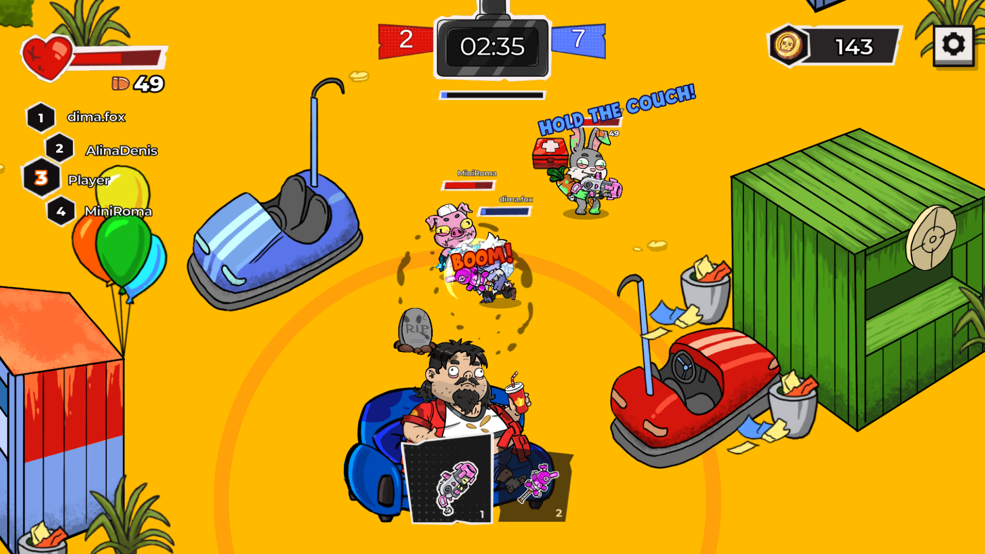 Figelbob: Couch Battle — screenshot 2