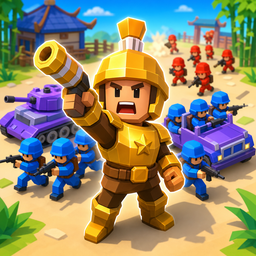 Little Commander: Red vs Blue
