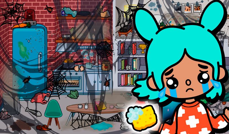 Toca World Cleaning game cover