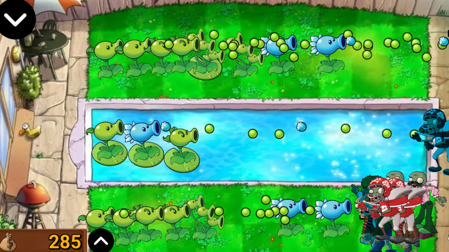 Plants VS Zombie: Pool screenshot