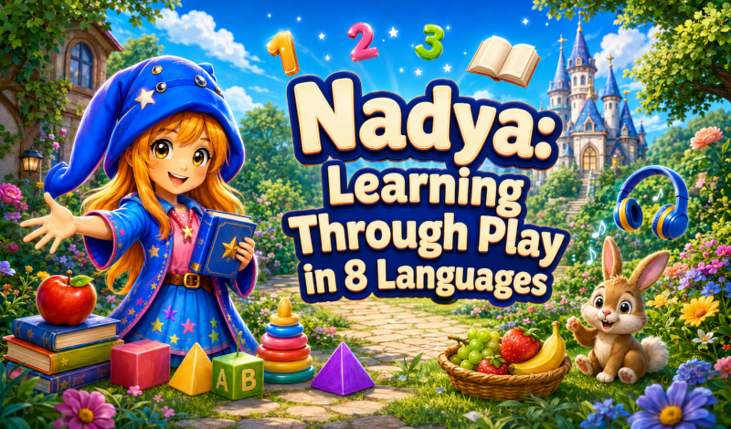 Nadya: Learning Through Play in 8 Languages game cover