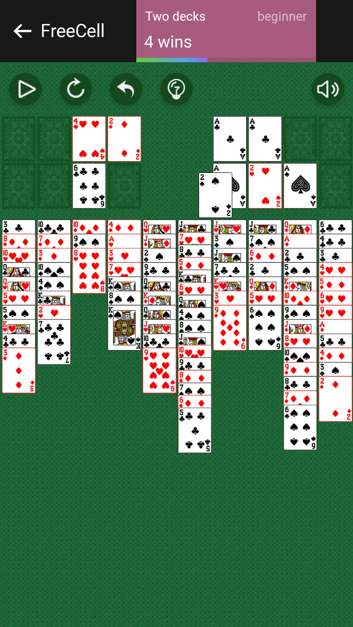 FreeCell solitaire screenshot 9
