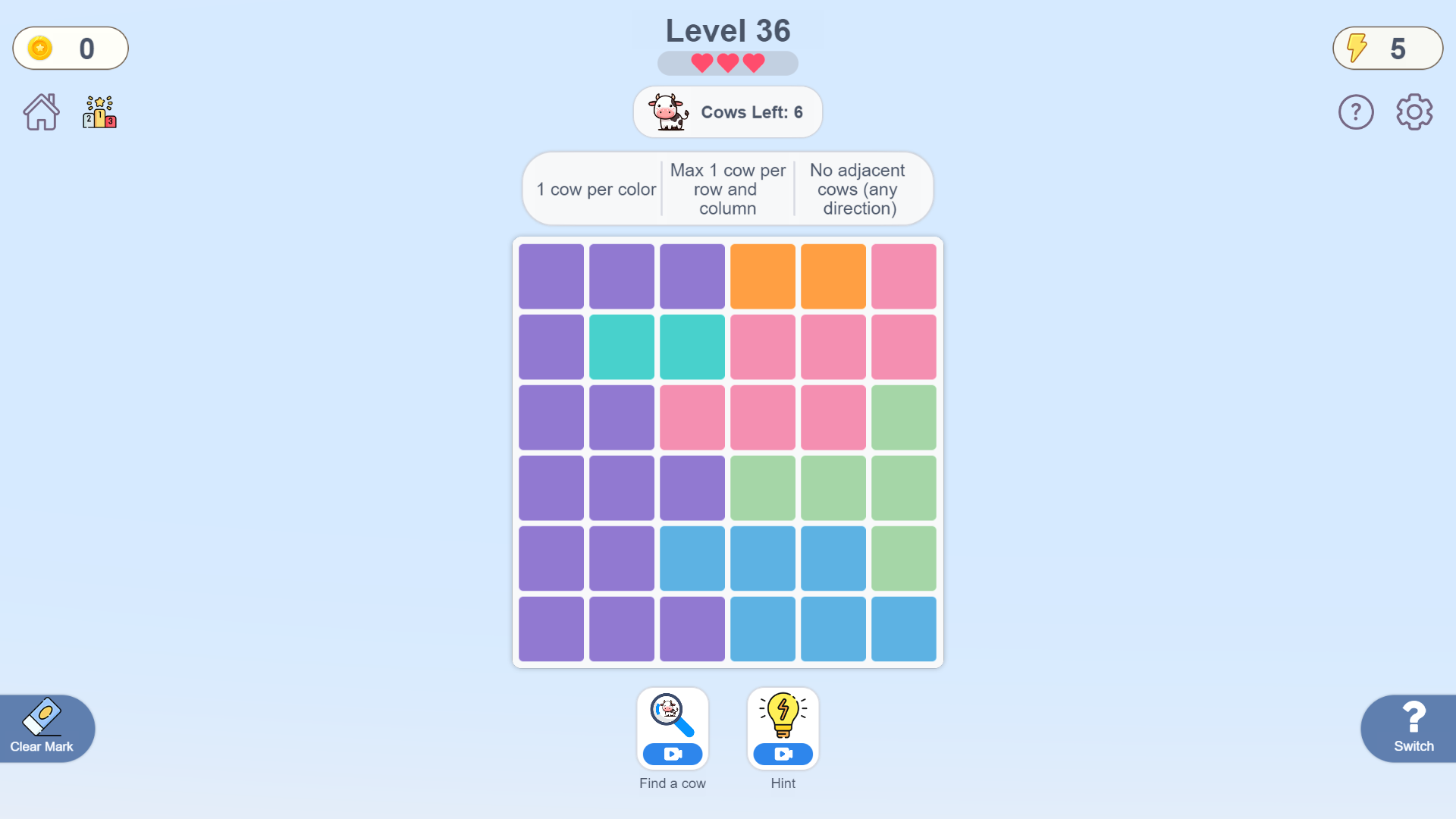 Find the cow — screenshot 1