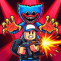 Obby vs. Huggy Wuggy: Arena of Darkness Shooter