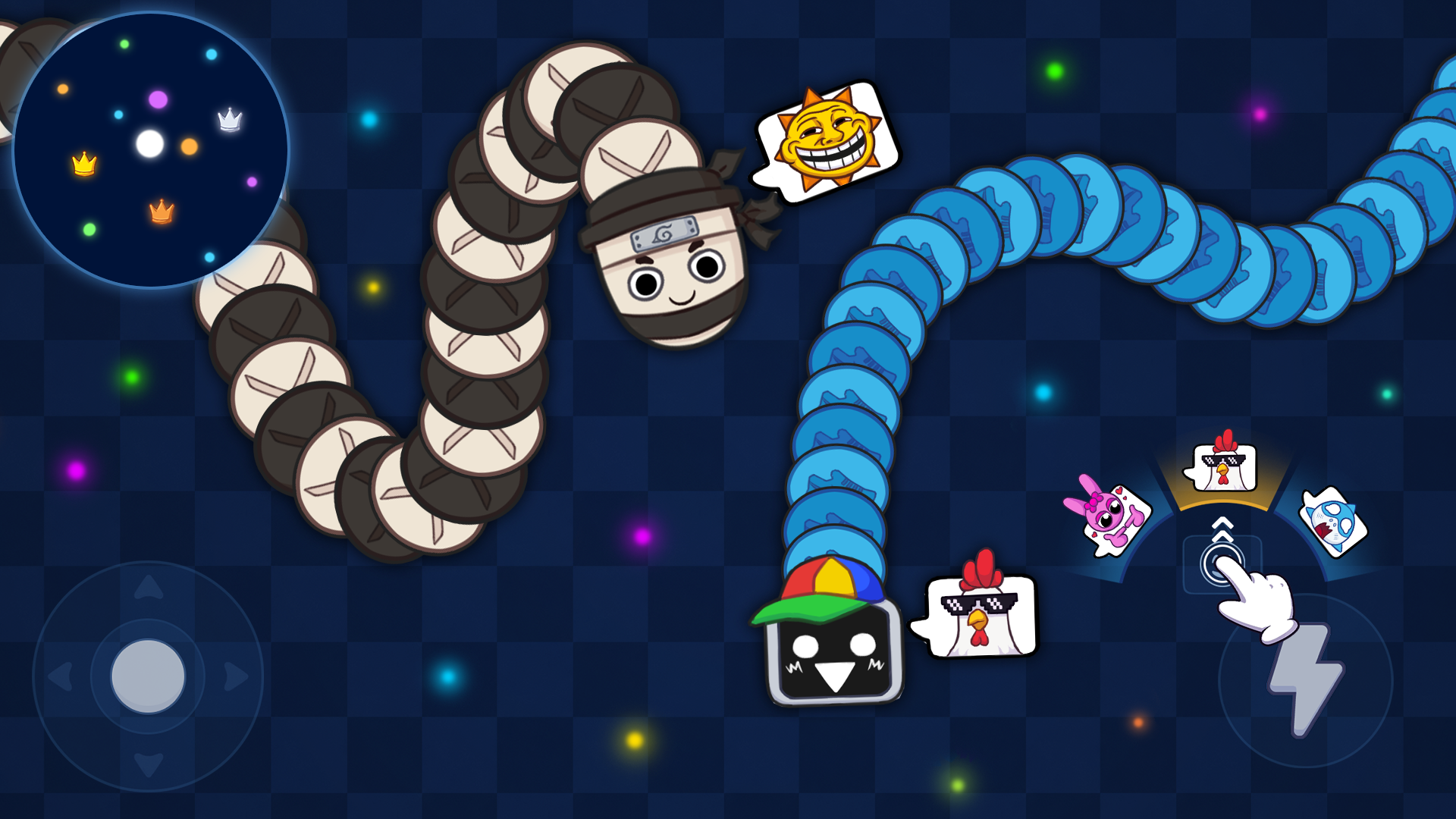 Meme Snake io: Змейка Онлайн — screenshot 7