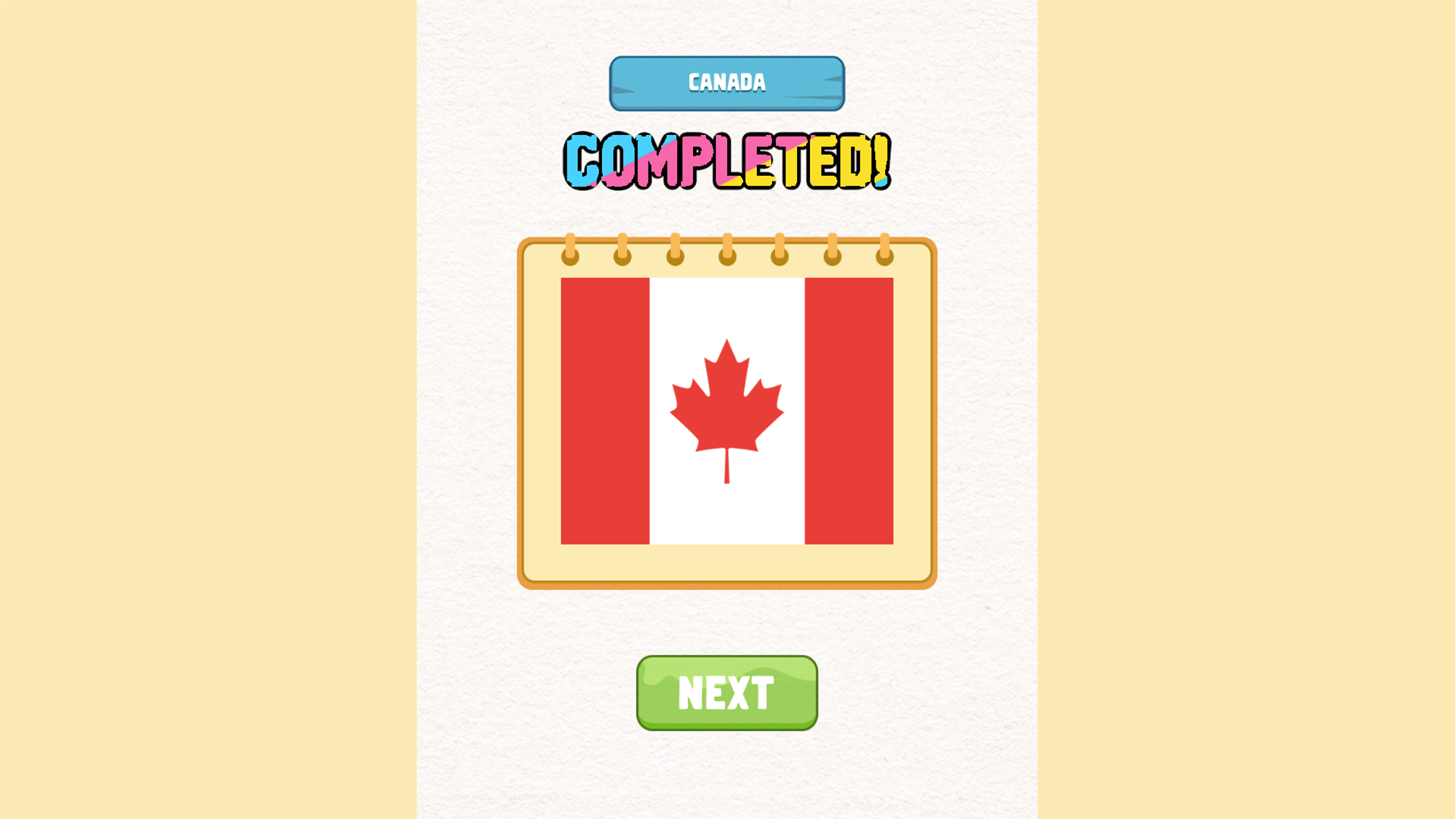 Flag Coloring Puzzle screenshot