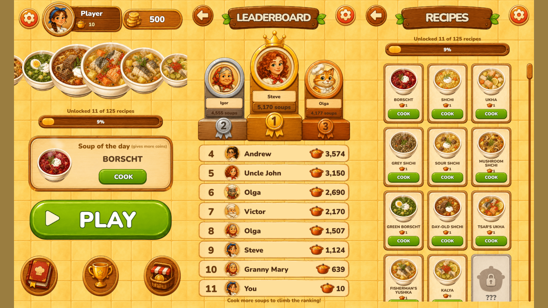 Cook Soups: 3 in a Bowl — screenshot 3