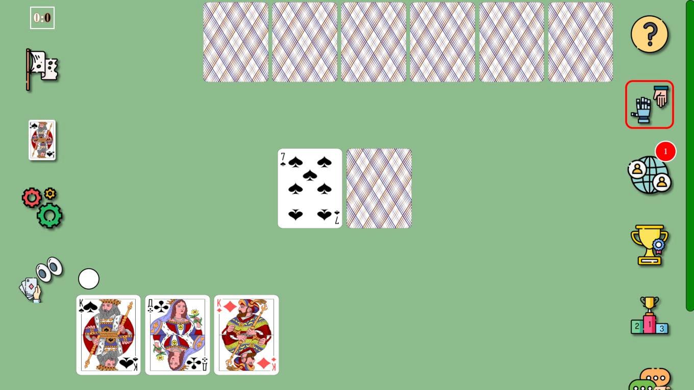 Mau-Mau - 101, card duel screenshot