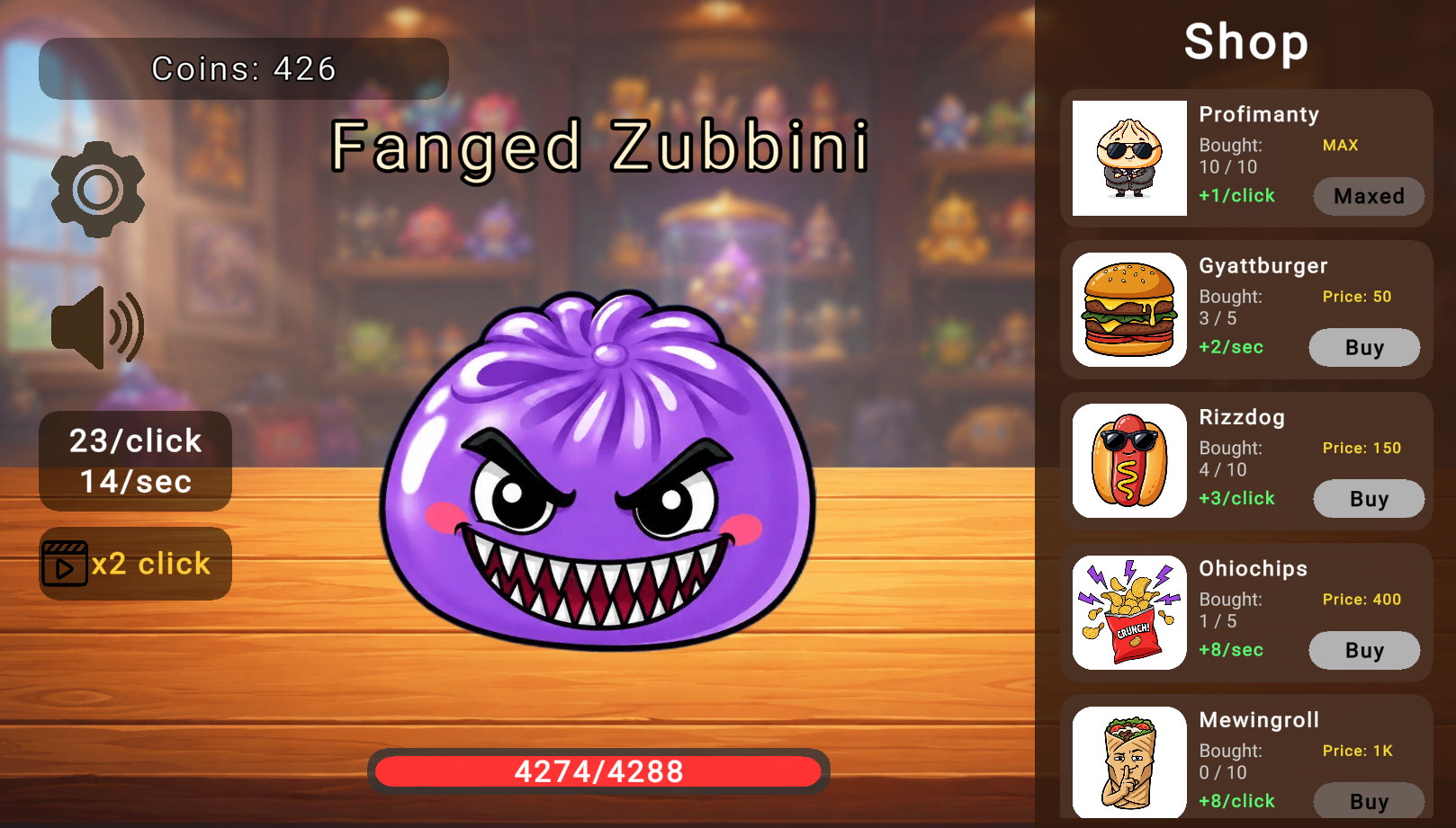 Toothy Squish Dumplings: Clicker — screenshot 8