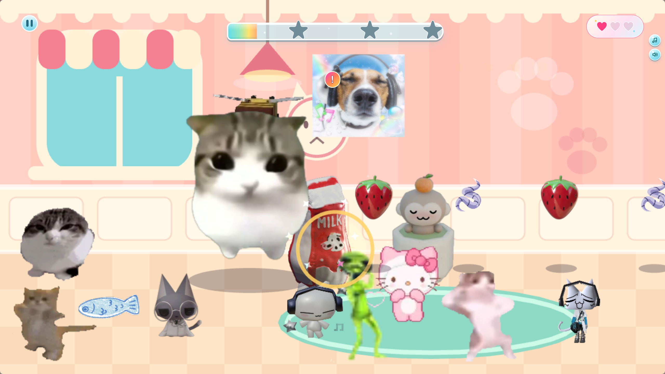 Feed to the Beat: Didi Cat's Party screenshot 1