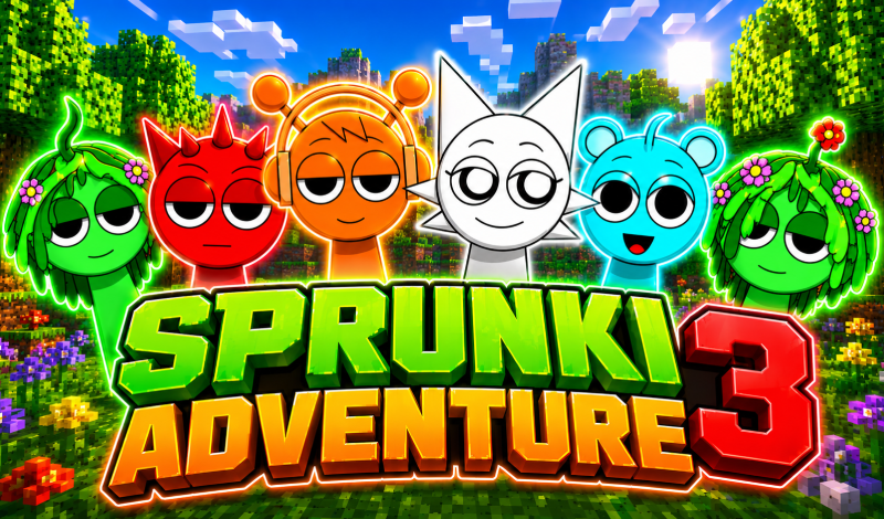 Sprunki Adventure 3 game cover