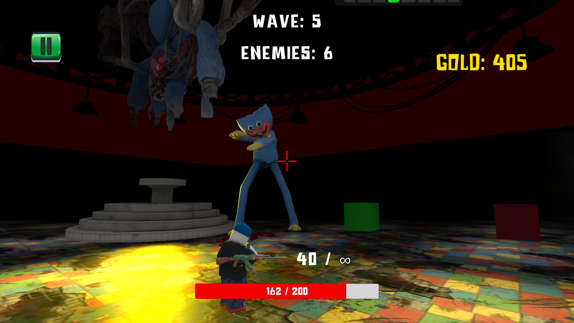 Obby vs. Huggy Wuggy: Arena of Darkness Shooter — screenshot 2