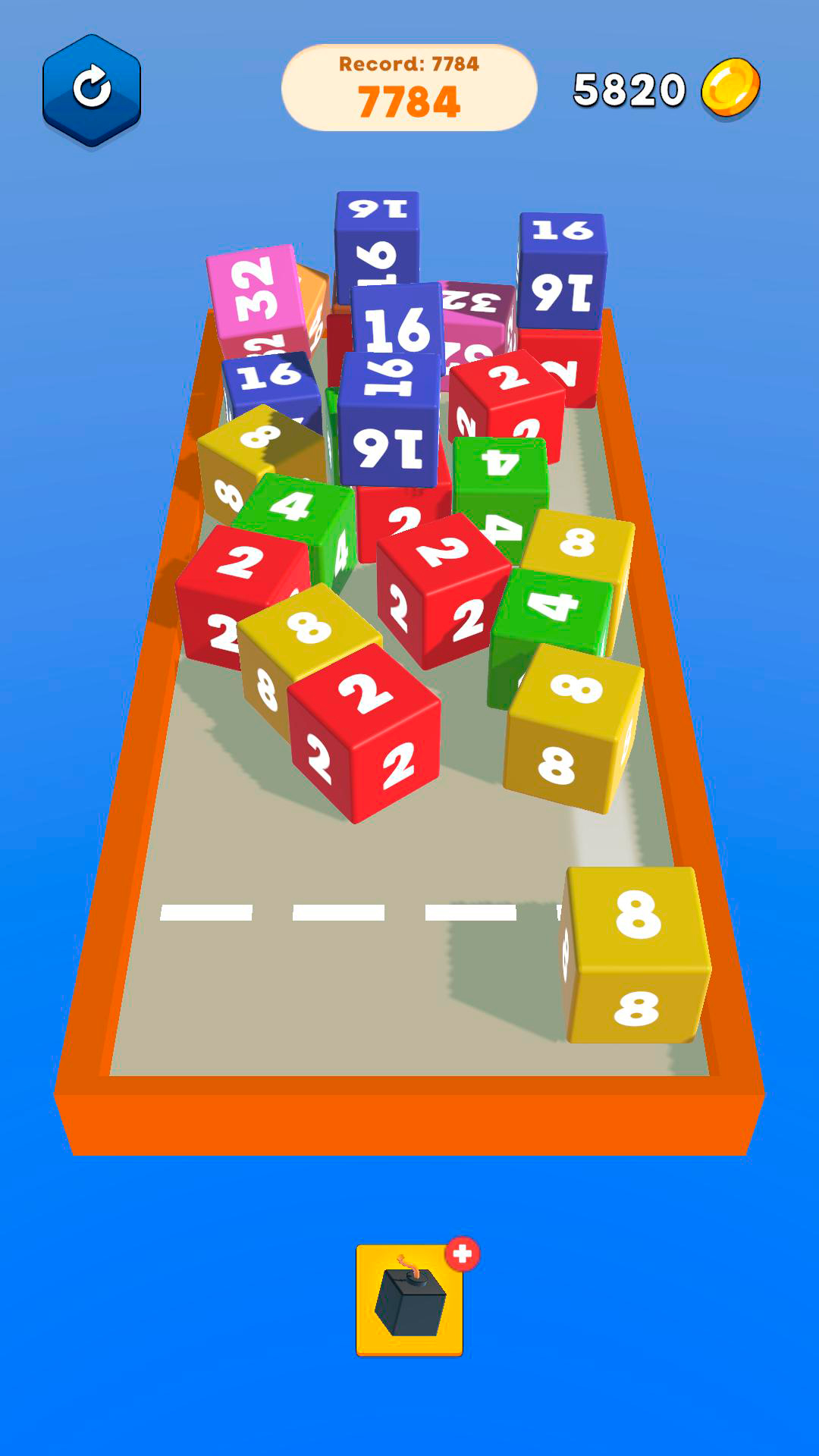 Merge cubes 2048 3D screenshot 6