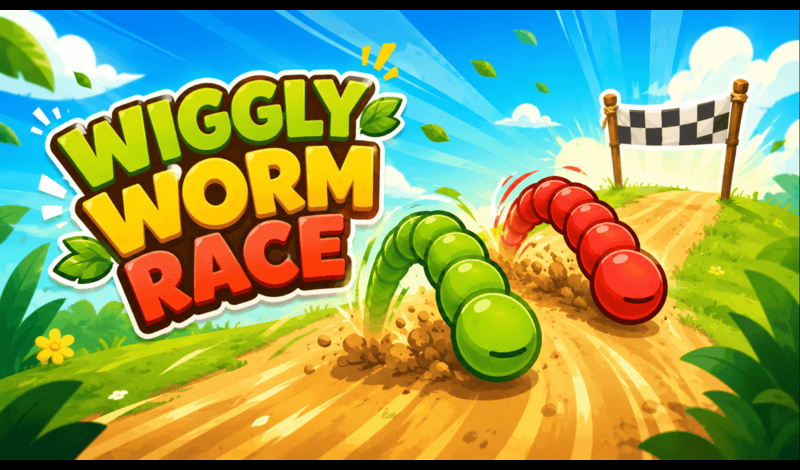 Wiggly Worm Race game cover