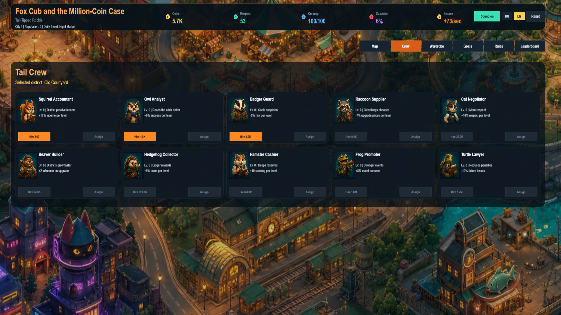 Fox Cub and the Million-Coin Case — screenshot 2