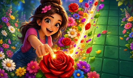Flowers: Physics Merge & Clear