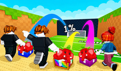 Kick the Lucky Blocks - Escape the Tsunami!
