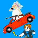Grandma Alka in the Car