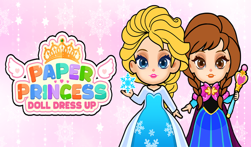 open lace back dress Magic Princess  Cute Dolls Dress Up Games