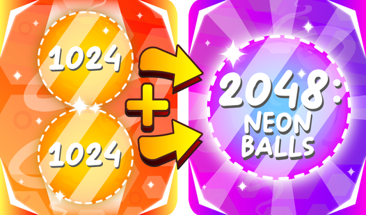 2048: Neon balls