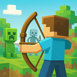 Noob Archer Craft Blocky vs Blocks Monsters