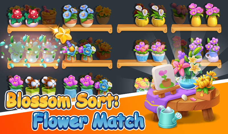 Blossom Sort: Flower Match game cover