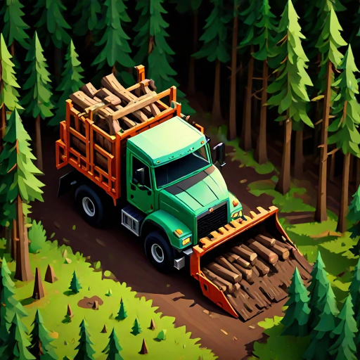Timber truck simulator icon
