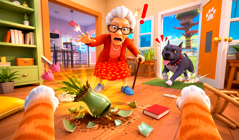 Cat & Granny: Escape game cover