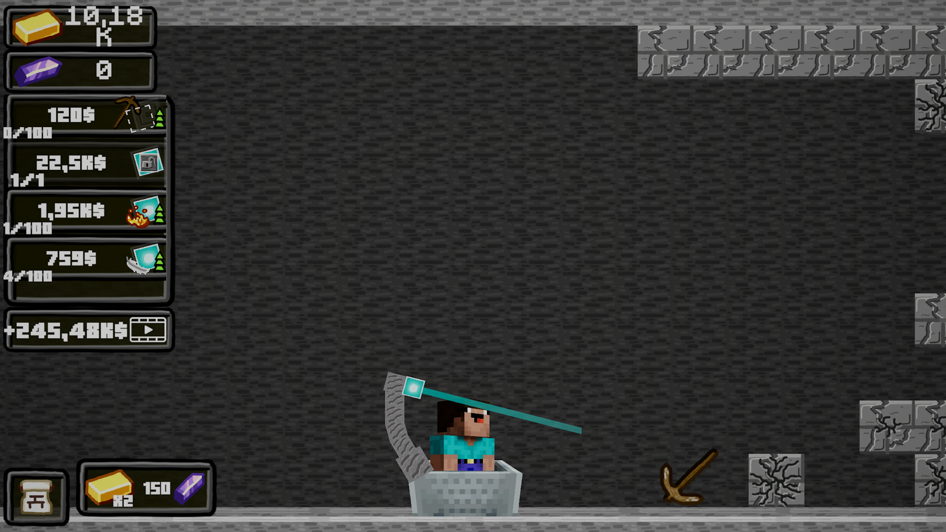 Dig the Cave - Cubic mode! screenshot