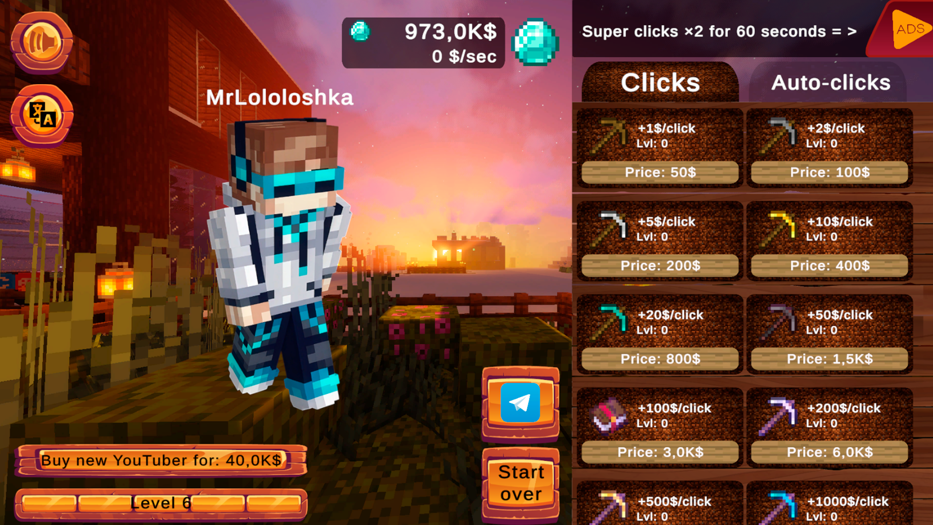 ClickerCraft: From Noob to Top — screenshot 11