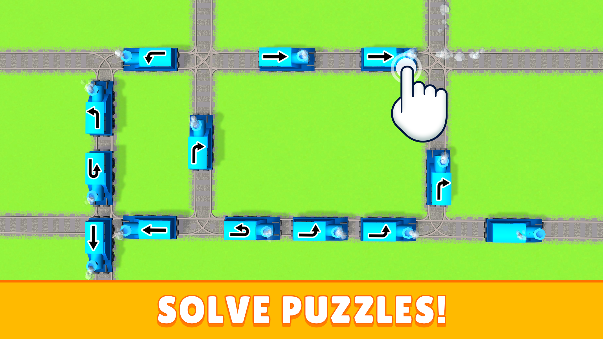 Railway Traffic Jam! Untangle the Trains! screenshot