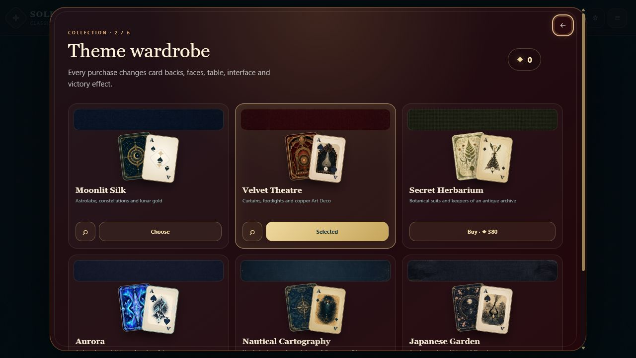 Solitaire: Nocturne — screenshot 2