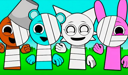 Skrunki 3D: Find all parts of the body