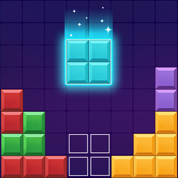 Блок пазл: Падающие фигуры