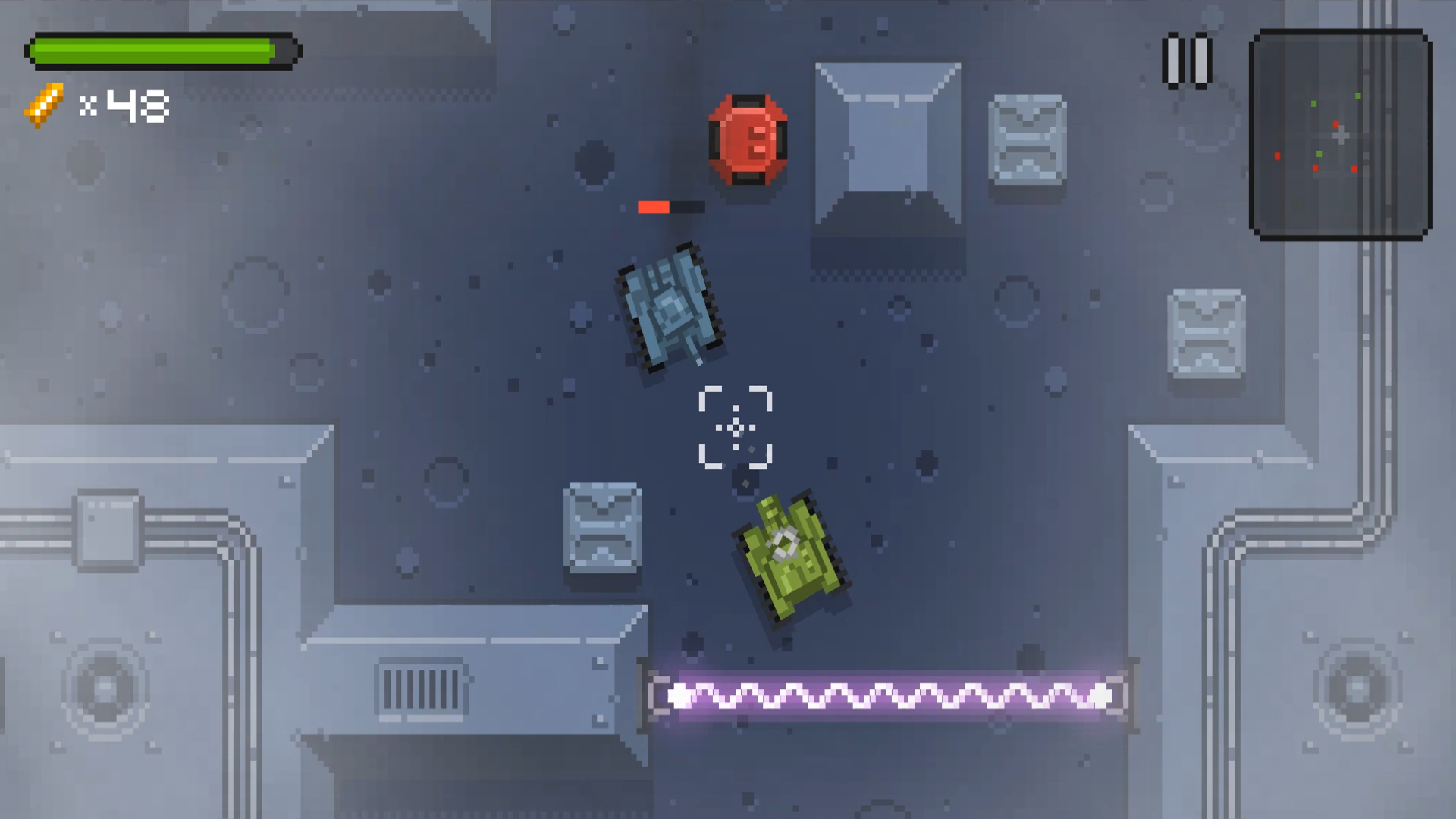 Tanks Brawl War 2D screenshot